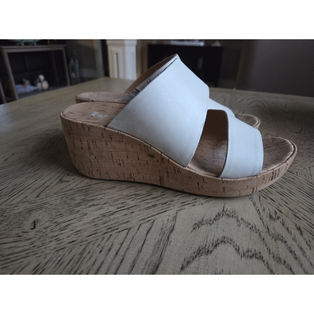Korks Sandals Womens Size 9 Ease Deltona Wedge Sandals Light Gray Green Strappy - Picture 8 of 12